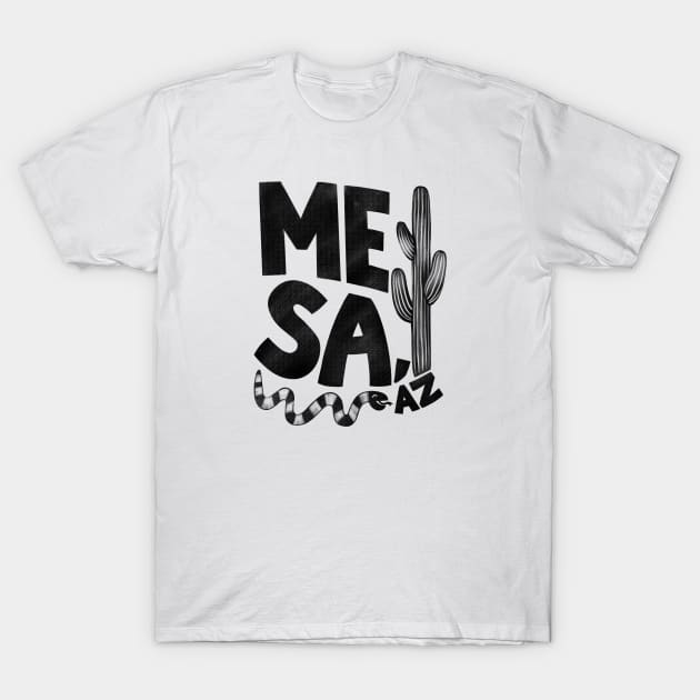 Mesa Vintage Type T-Shirt by DreamBox